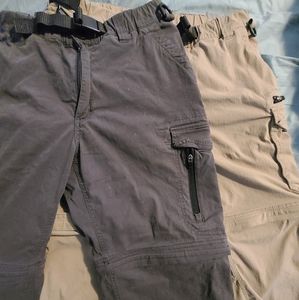 2 Pair of Mens BC Clothing Hiking Pants